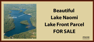 Lake Naomi Lake Front Lot for Sale
