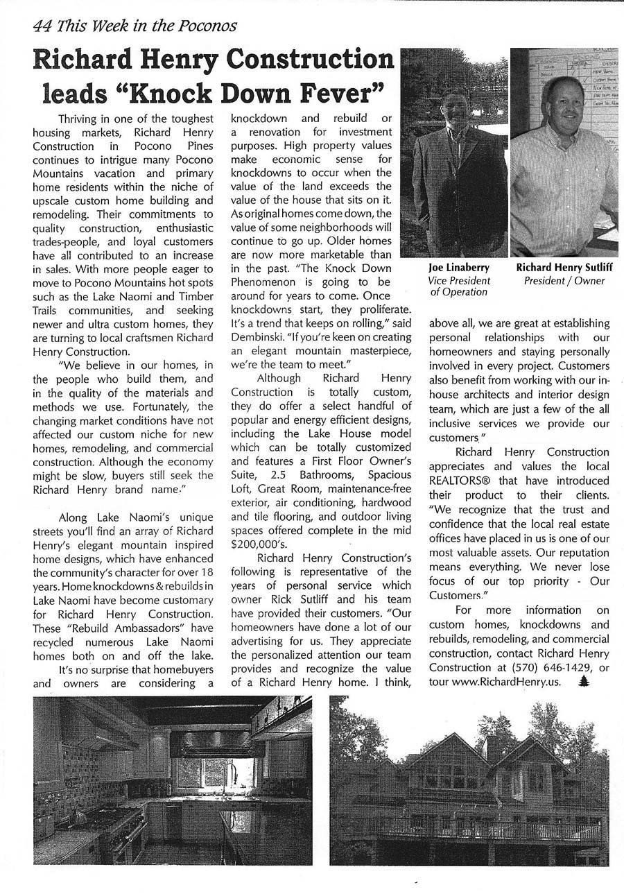 This Week in the Poconos news